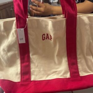 GAP Women's Tote Bag in Red and Tan